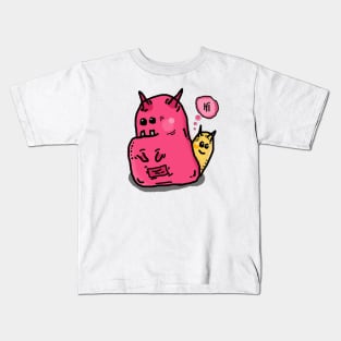 Cute Little Monster Kids T-Shirt